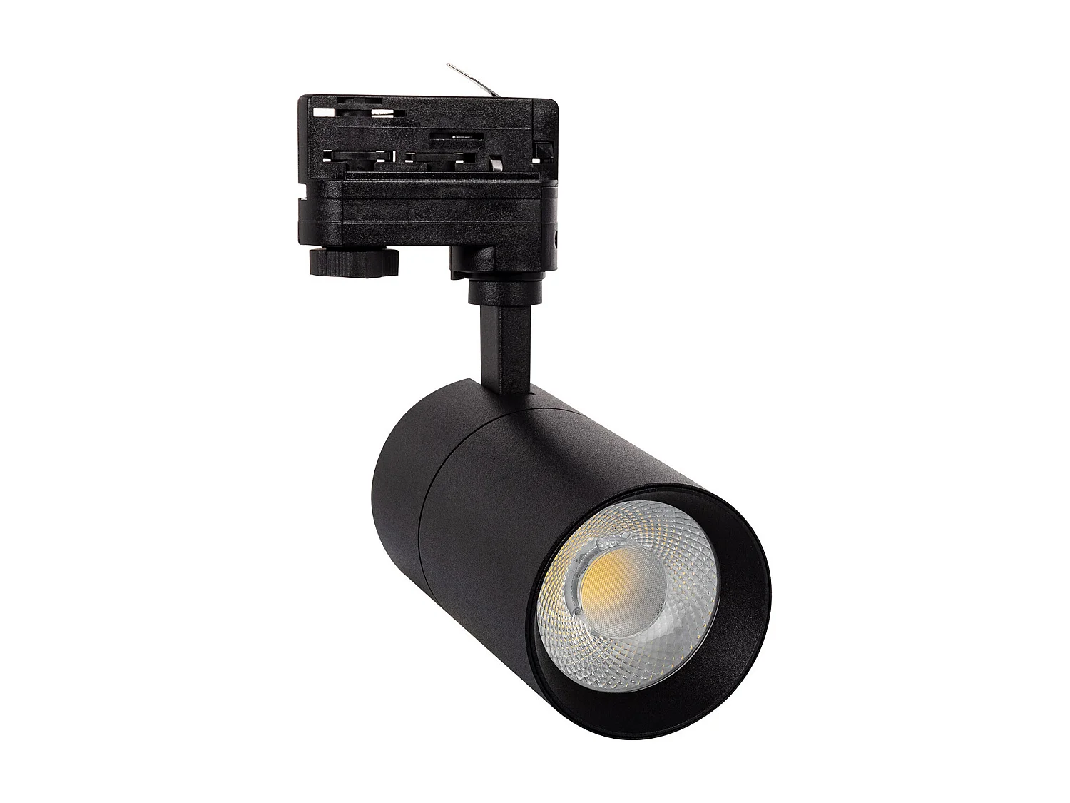 Spot LED sur Rail Triphasé 30W Dimmable Mallet Noir 4000K Blanc neutre
