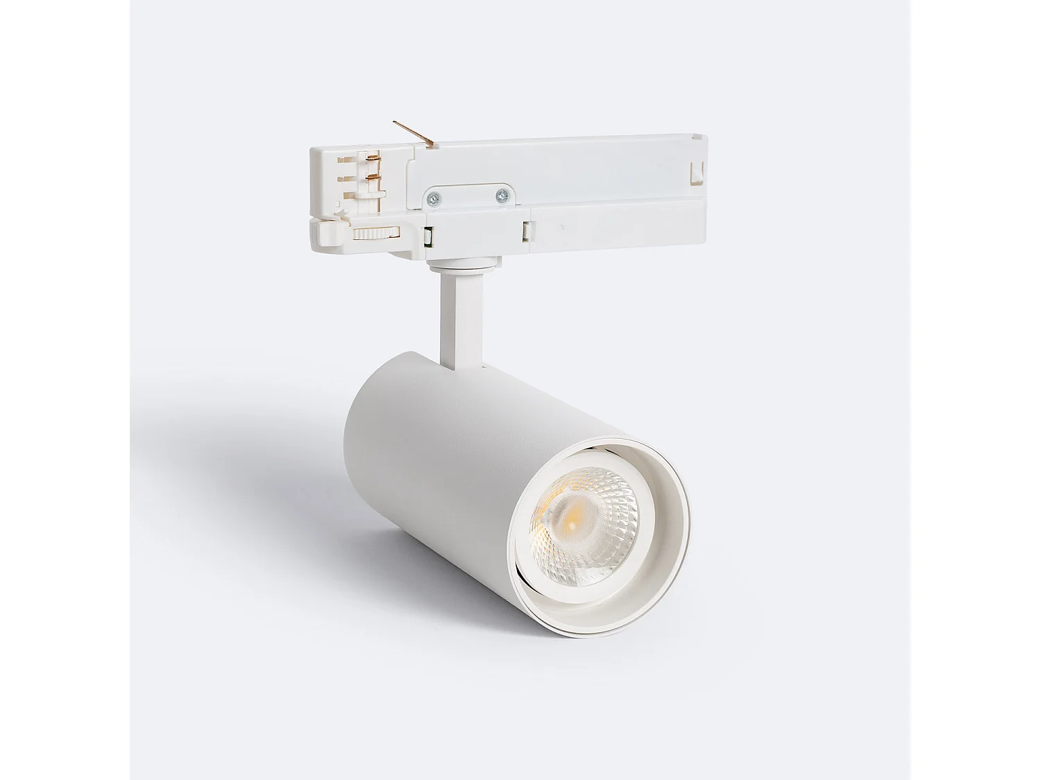 Spot LED sur Rail Triphasé 30W Fasano Dimmable CCT Sélectionnable Blanc 2700K - 3200K - 4000K Sélectionnable