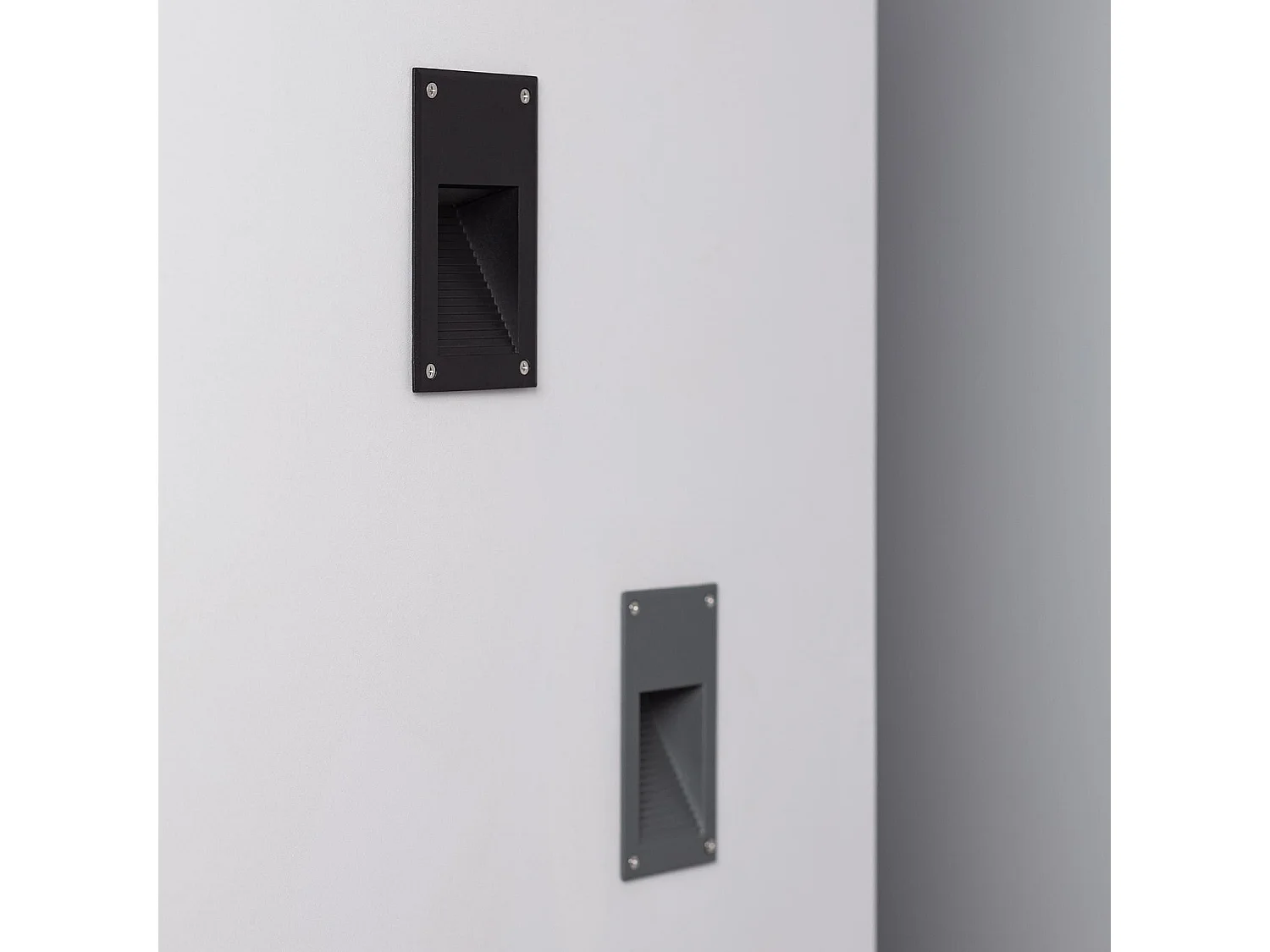 Segnapasso LED Olite Fnitura Grigia 3W IP65 3000K Bianco Caldo