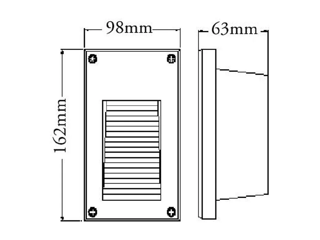 Segnapasso LED Olite Fnitura Grigia 3W IP65 3000K Bianco Caldo