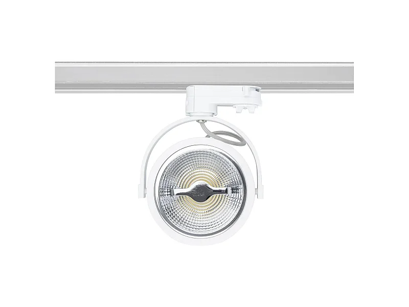 Spot LED sur Rail Triphasé CREE AR111 15W Dimmable Blanc 5500K Blanc froid