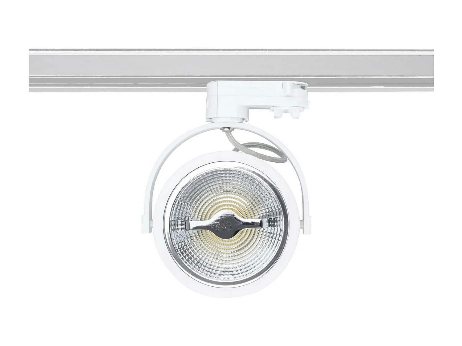 Spot LED sur Rail Triphasé CREE AR111 15W Dimmable Blanc 5500K Blanc froid