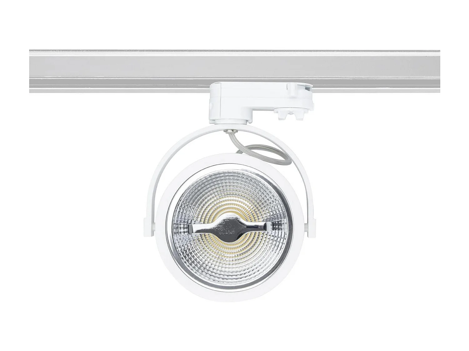 Spot LED sur Rail Triphasé CREE AR111 15W Dimmable Blanc 5500K Blanc froid