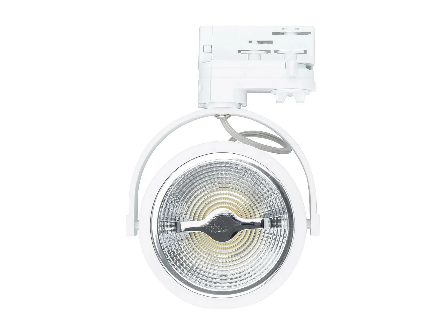 Spot LED sur Rail Triphasé CREE AR111 15W Dimmable Blanc 5500K Blanc froid
