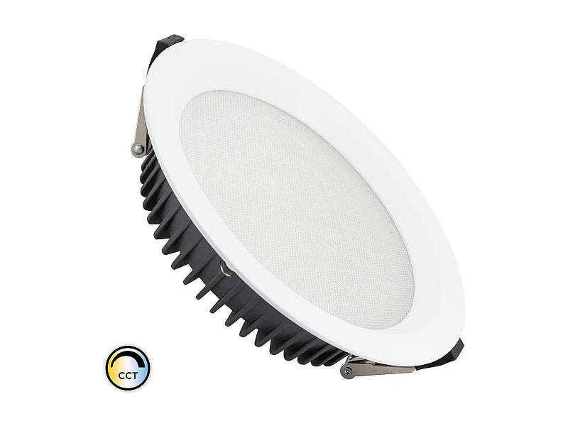 Downlight LED 30W Circular SAMSUNG AERO 130 lm/W Microprismático CCT Seleccionable LIFUD Corte Ø 200 mm Seleccionable (Cálido-Neutro-Frío)