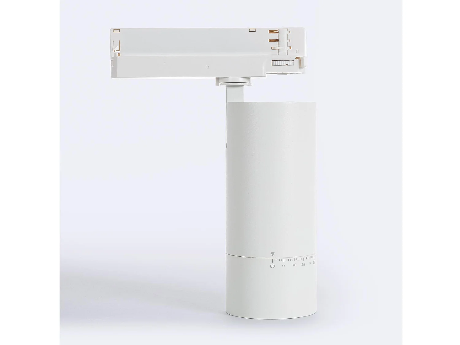 Spot LED sur Rail Triphasé 40W Wild CCT Sélectionnable Multiangle 24-60º Blanc