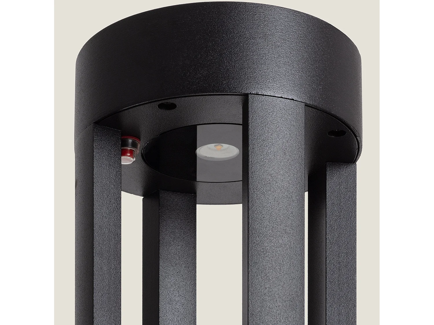 Balise LED Solaire Extérieure 1.5W en Saillie sur Pied 80cm Siparia 3000K Blanc chaud