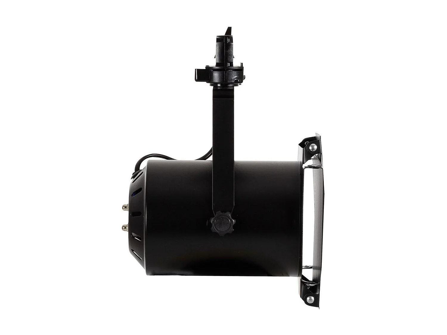 Spot à Douille sur Rail Triphasé Cinema pour Ampoule E27 PAR30 Noir