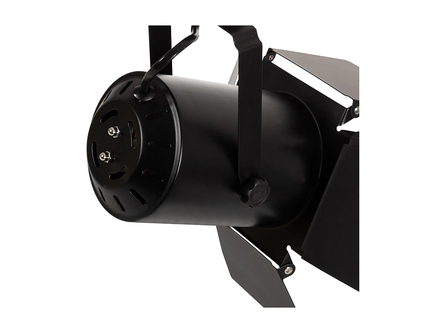 Spot à Douille sur Rail Triphasé Cinema pour Ampoule E27 PAR30 Noir