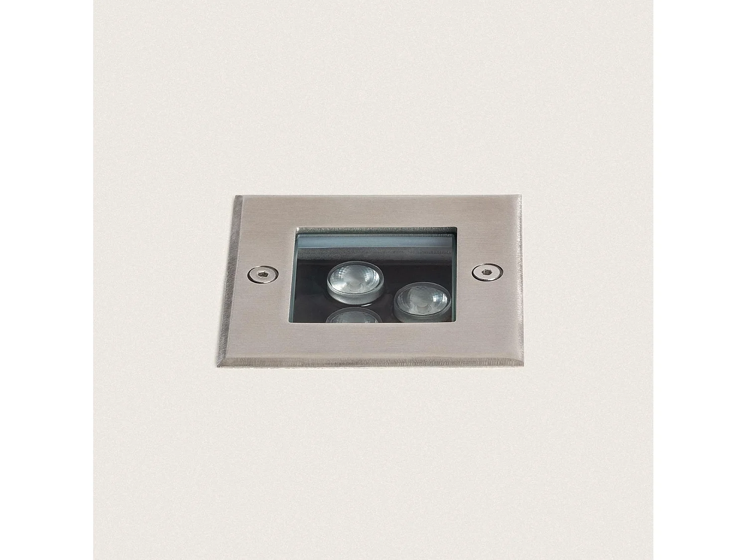 Balise Extérieure LED Encastrable au Sol Carrée Utopia 3W 3000K Blanc chaud