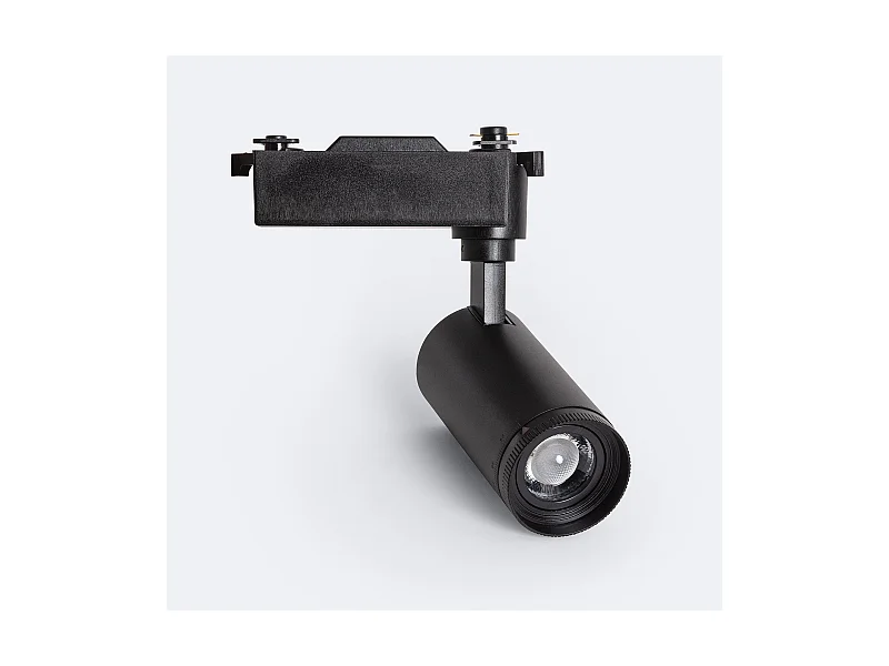 Spot LED sur Rail Monophasé 10W West CCT Sélectionnable Multi-Angle 15-60º Noir (4000K - 5000K - 6000K) Sélectionnable