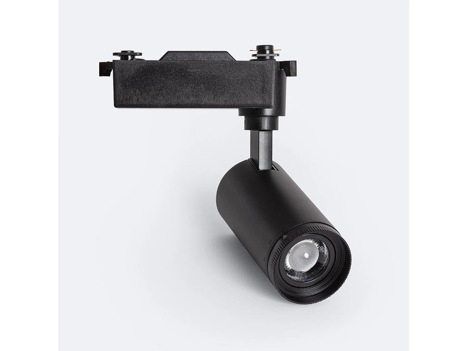 Spot LED sur Rail Monophasé 10W West CCT Sélectionnable Multi-Angle 15-60º Noir (4000K - 5000K - 6000K) Sélectionnable