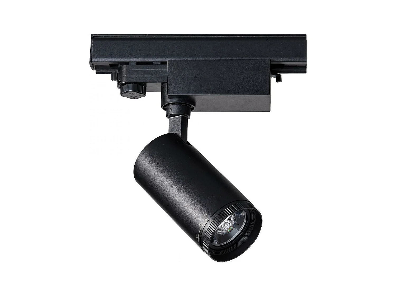 Spot LED sur Rail Monophasé 10W West CCT Sélectionnable Multi-Angle 15-60º Noir (4000K - 5000K - 6000K) Sélectionnable