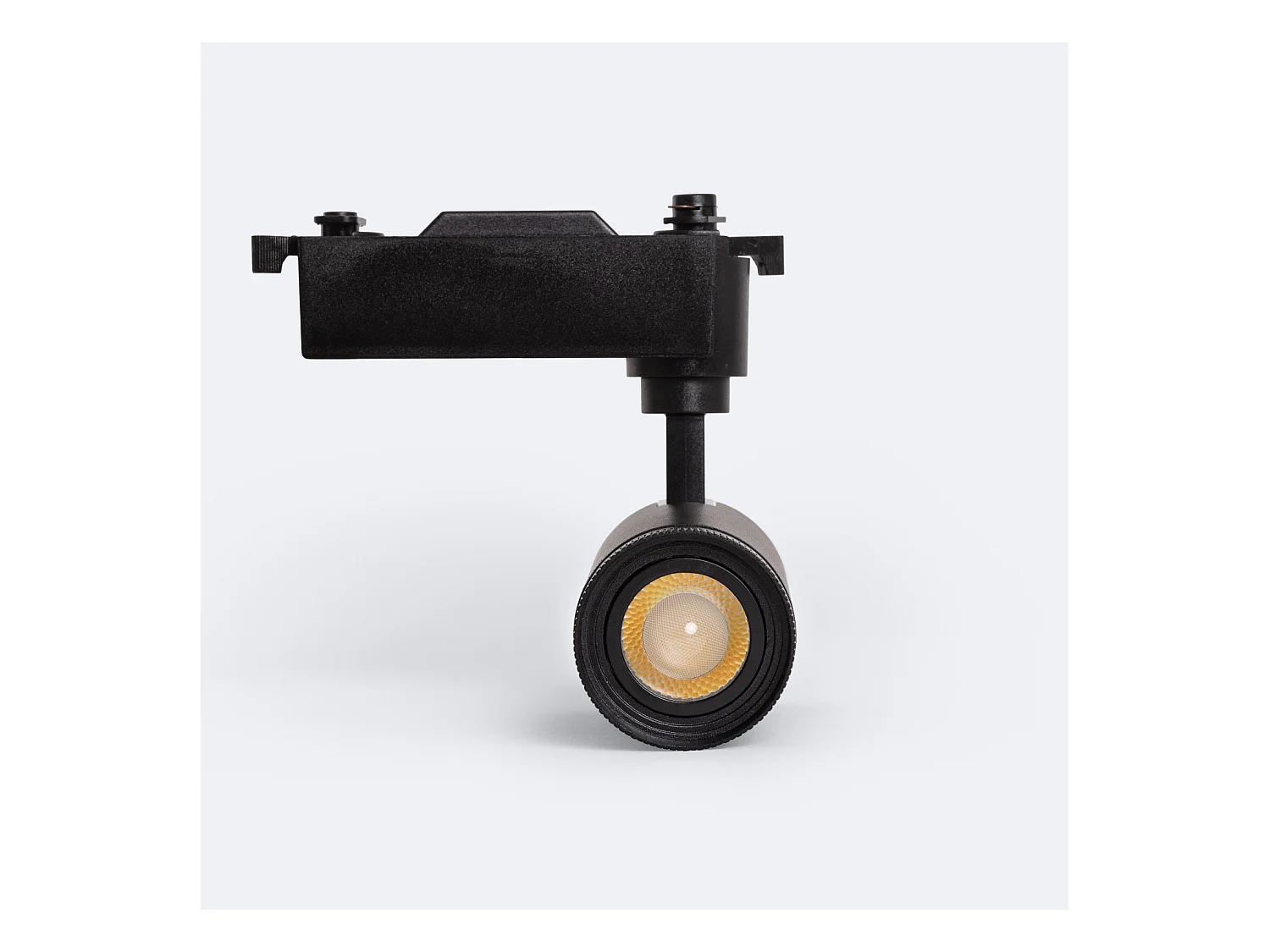 Spot LED sur Rail Monophasé 10W West CCT Sélectionnable Multi-Angle 15-60º Noir (4000K - 5000K - 6000K) Sélectionnable