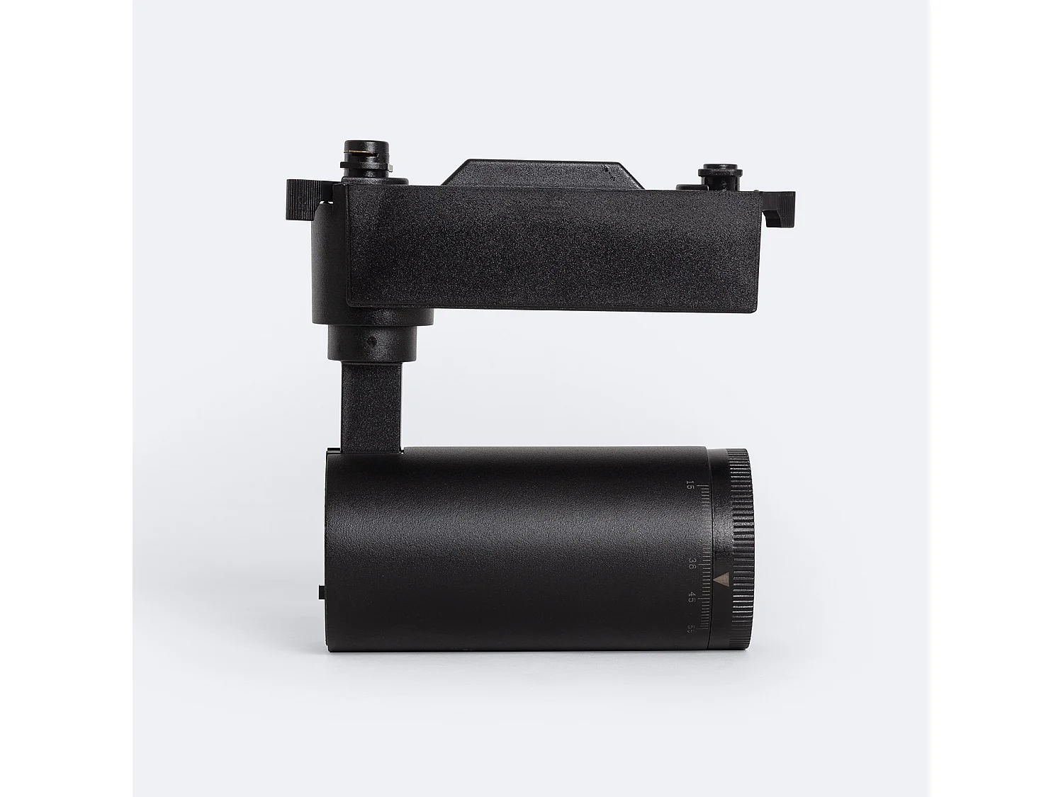 Spot LED sur Rail Monophasé 10W West CCT Sélectionnable Multi-Angle 15-60º Noir 4000K - 5000K - 6000K Sélectionnable