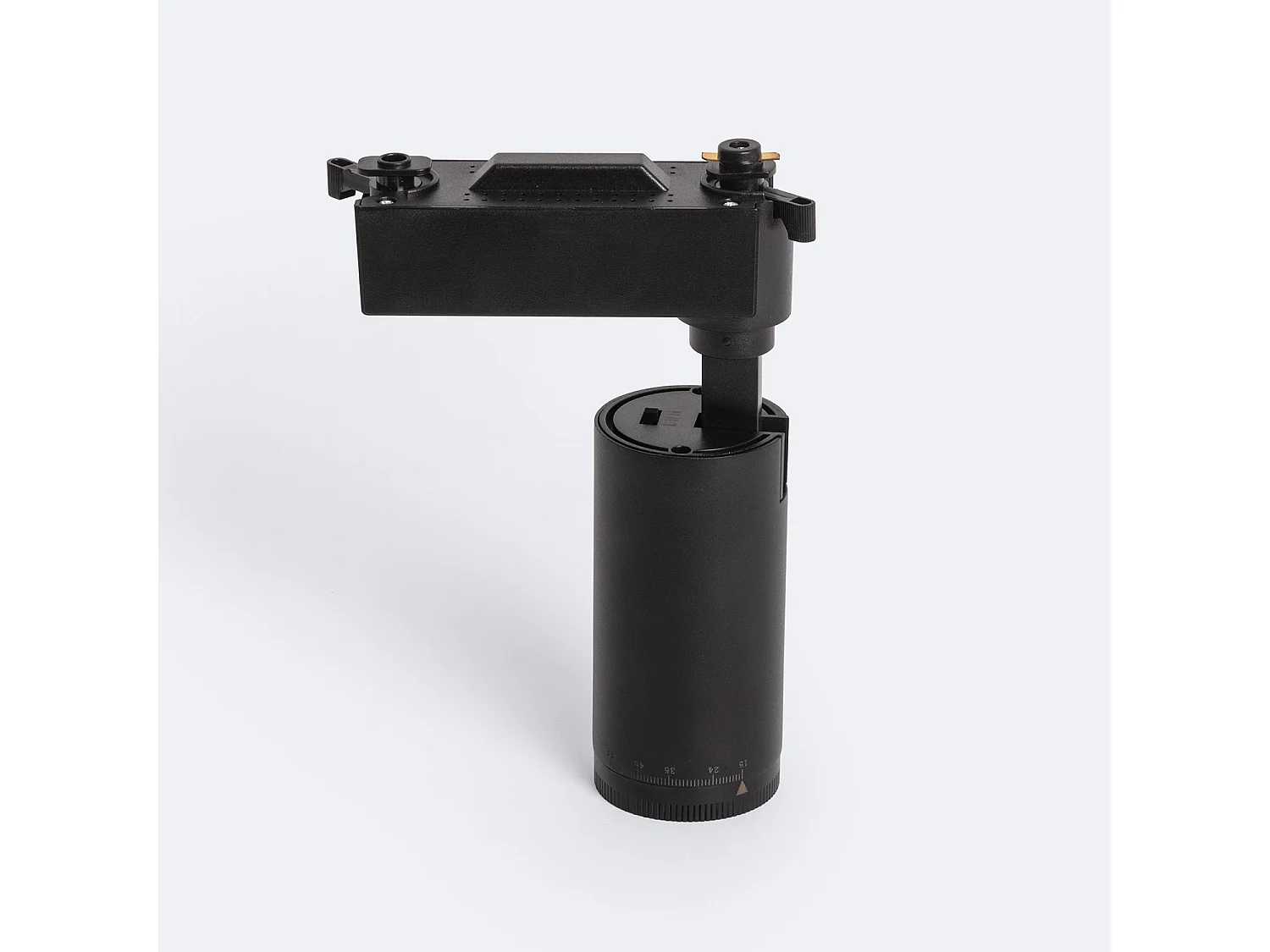 Spot LED sur Rail Monophasé 10W West CCT Sélectionnable Multi-Angle 15-60º Noir 4000K - 5000K - 6000K Sélectionnable