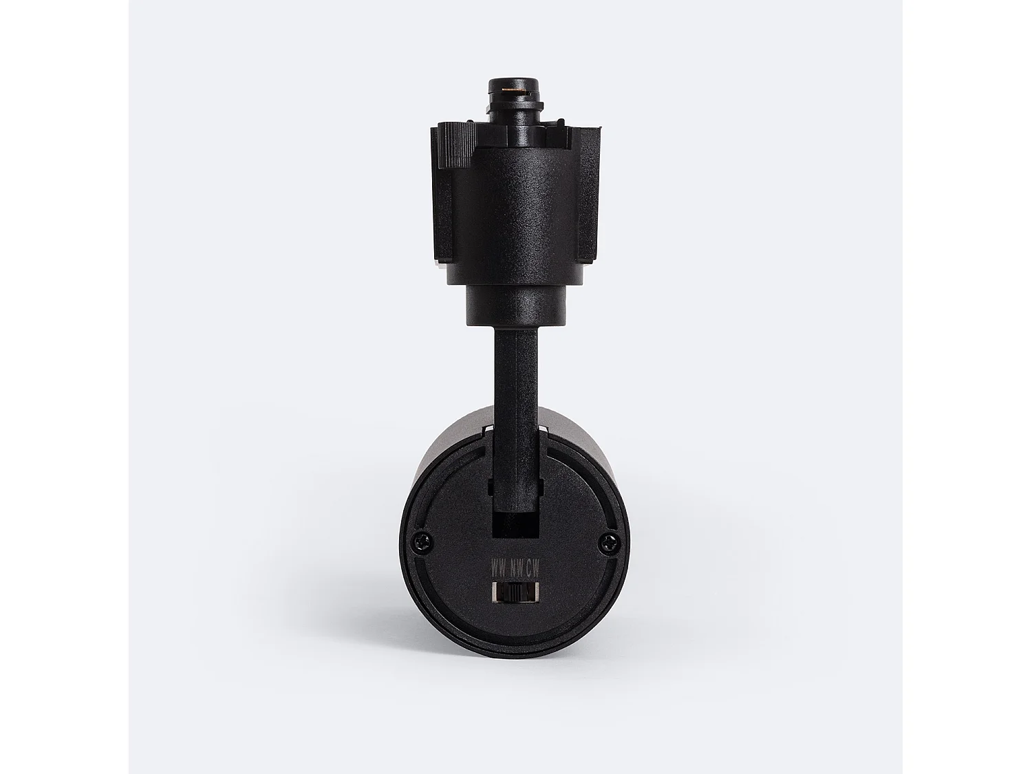 Spot LED sur Rail Monophasé 10W West CCT Sélectionnable Multi-Angle 15-60º Noir 4000K - 5000K - 6000K Sélectionnable
