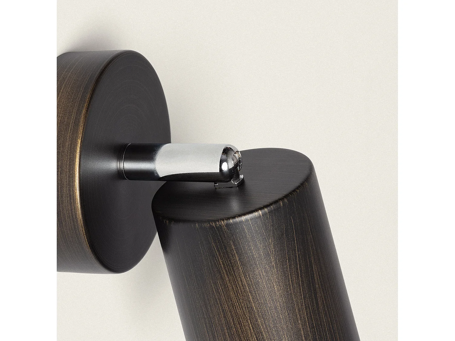 Lampada da Soffitto Circolare Orientabile Metallo 1 Lampada Whitstable Bronzo