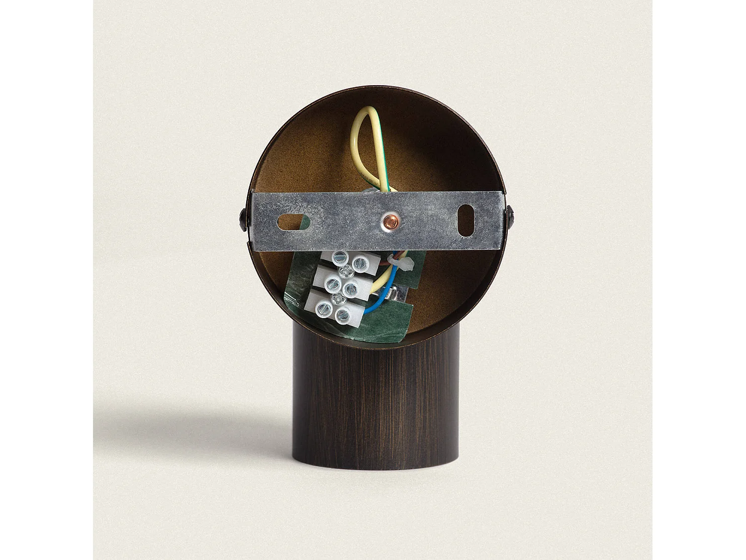 Lampada da Soffitto Circolare Orientabile Metallo 1 Lampada Whitstable Bronzo