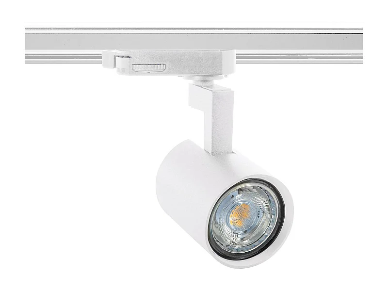 Spot à Douille sur Rail Triphasé Jiuk pour Ampoule GU10  Blanc