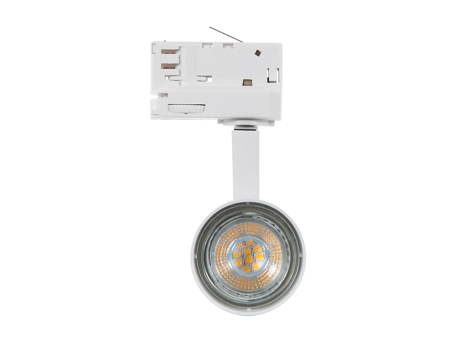 Spot à Douille sur Rail Triphasé Jiuk pour Ampoule GU10  Blanc