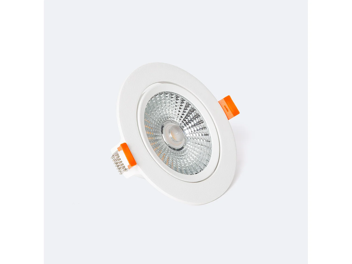 Spot LED Downlight Superslim COB  Rond Orientable 15W Blanc CRI90 Expert Color No Flicker Coupe Ø 100mm  No Flicker 4000K Blanc neutre