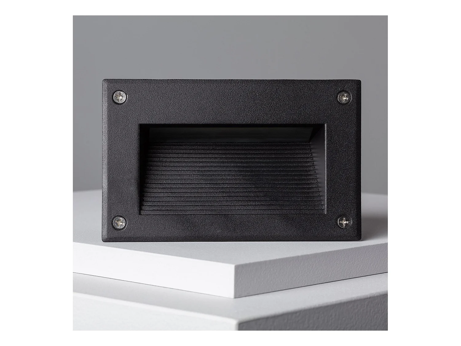 Segnapasso LED Mystic Finitura Nera 3W IP65 3000K Bianco Caldo