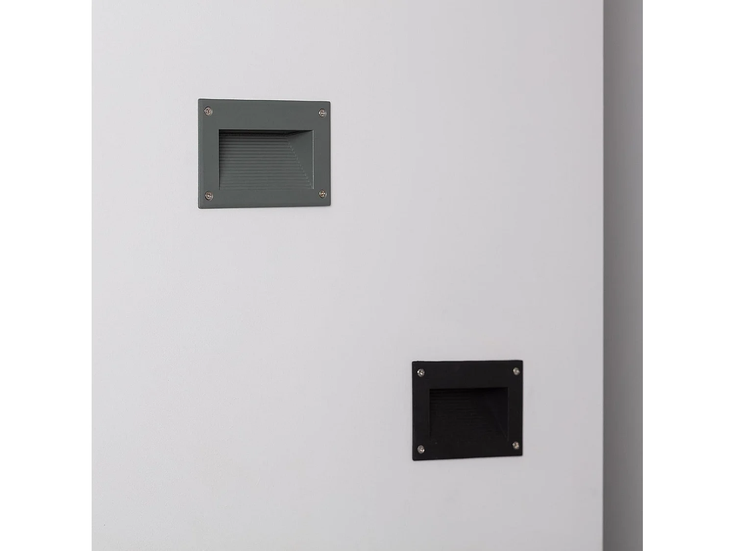 Balise LED Extérieure 3W Encastrable au Mur Mystic Noire 3000K Blanc chaud