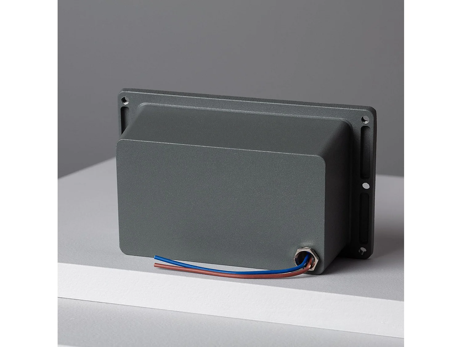 Balise LED Extérieure 3W Encastrable au Mur Mystic Noire 3000K Blanc chaud