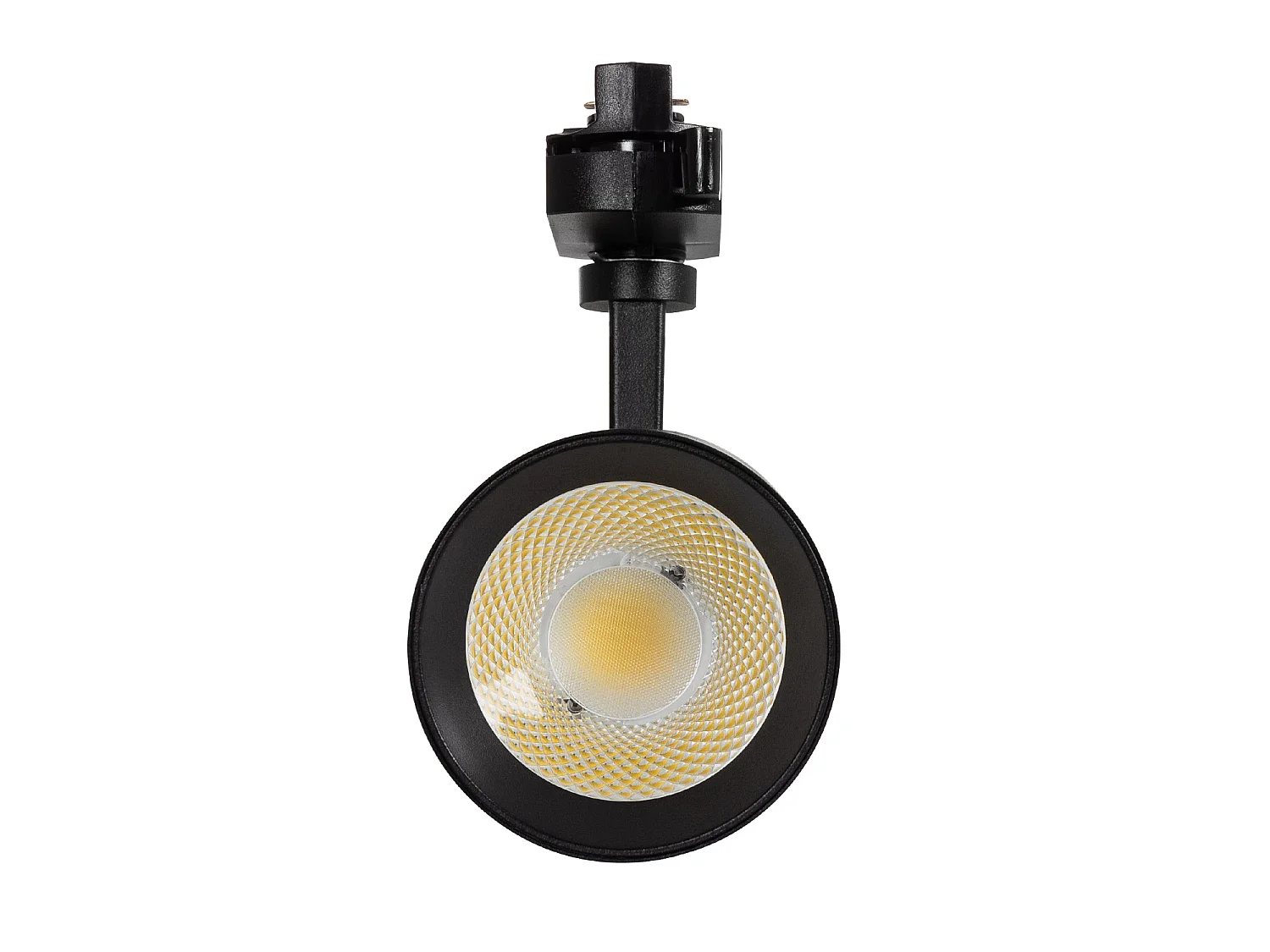 Spot LED sur Rail Monophasé 30W Mallet Dimmable Noir 4000K Blanc neutre