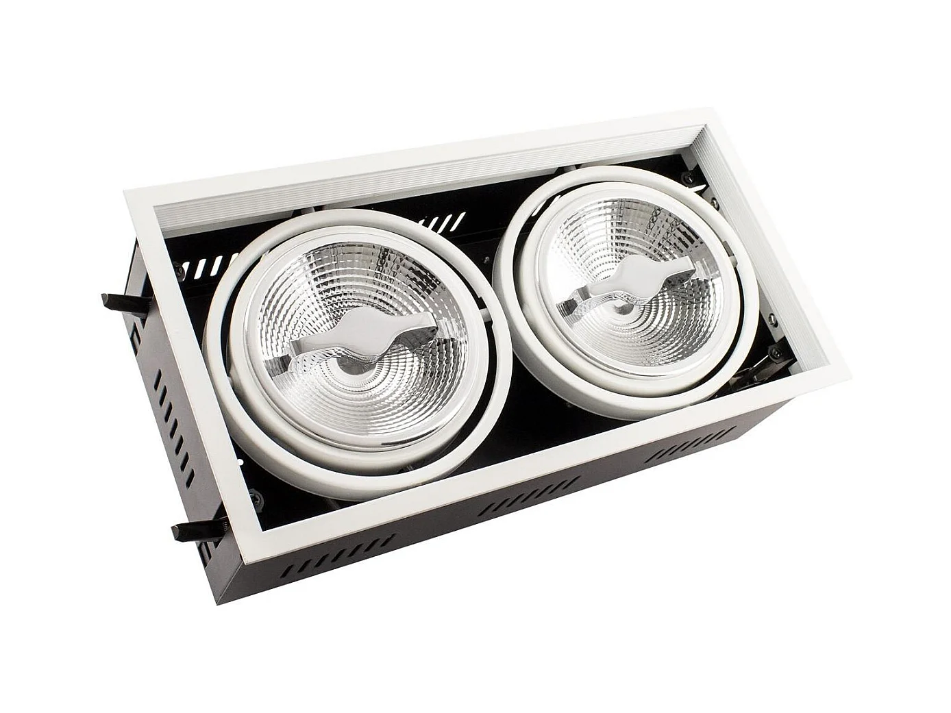 Spot Downlight LED 30W Dimmable Kardan AR111 Coupe 325x165 mm No Flicker 5500K Blanc froid