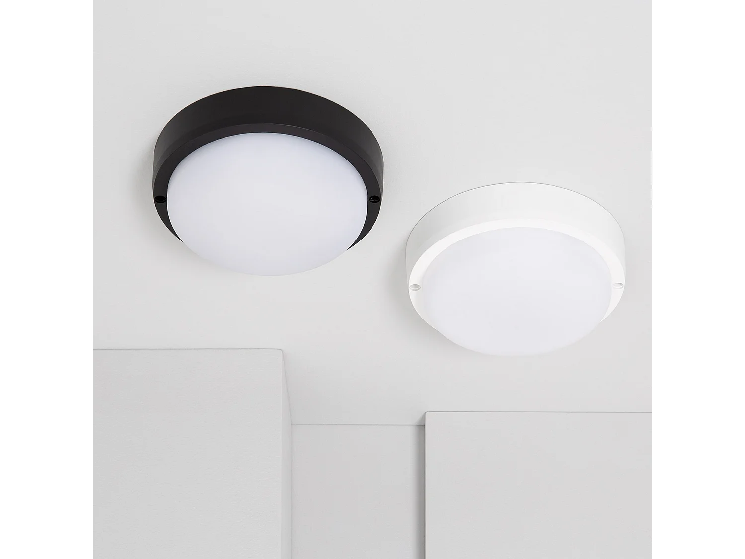 Plafoniera LED 15W Circolare per Esterni Ø140 mm IP65 Hublot White 6500K Bianco Freddo