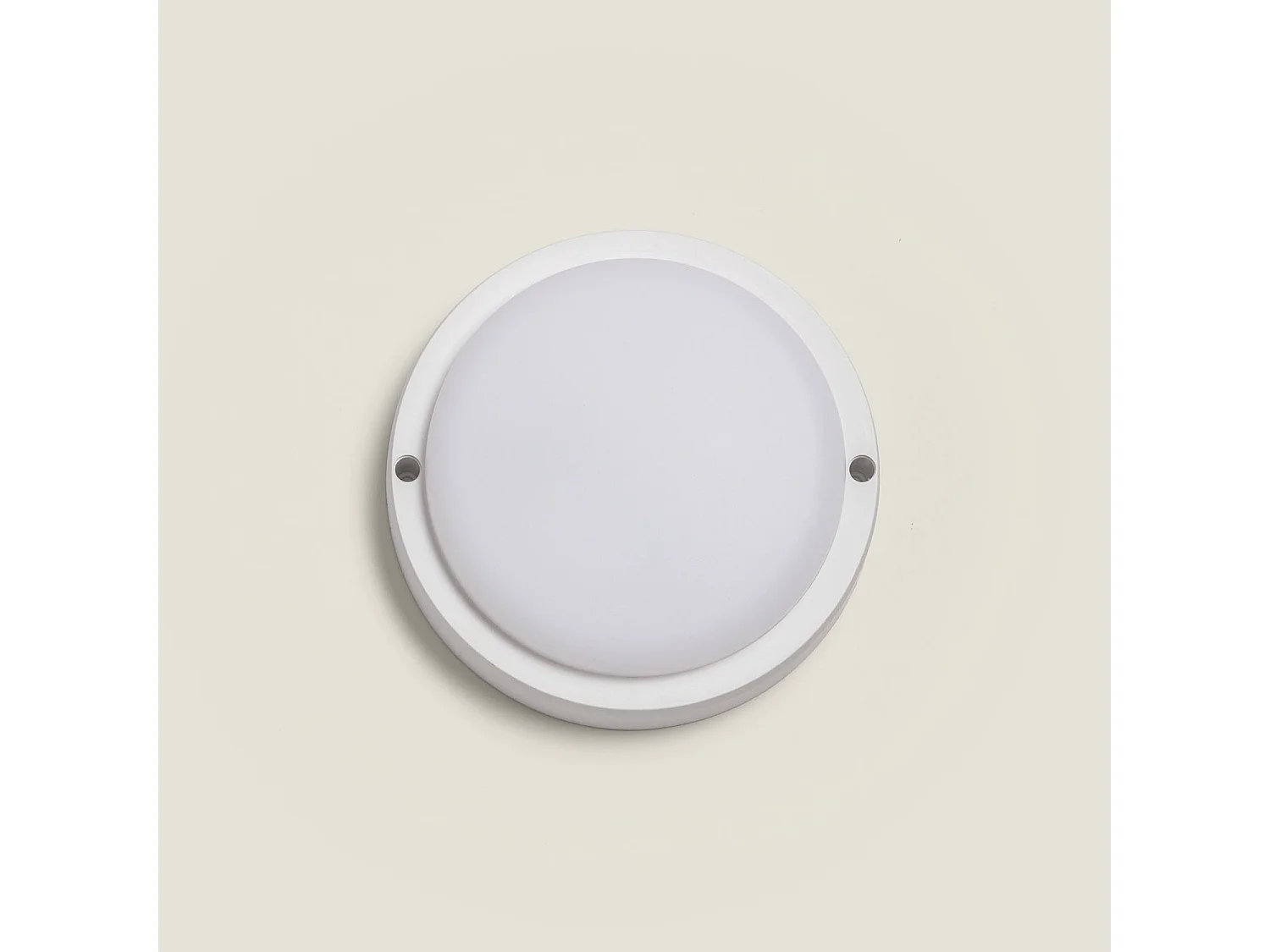 Plafonnier LED Extérieur Rond 15W  White IP65 Ø155 mm  6500K Blanc froid