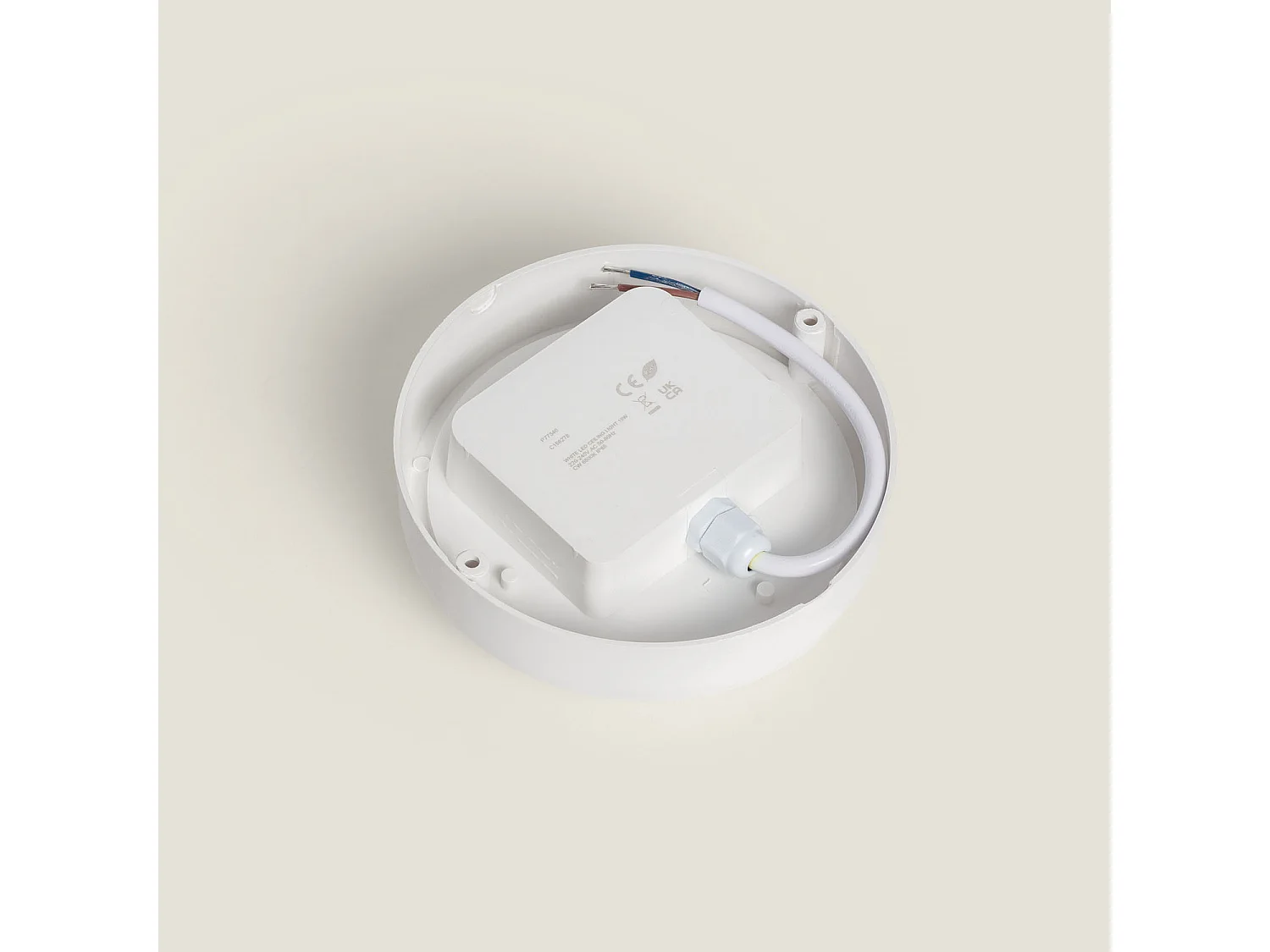 Plafonnier LED Extérieur Rond 15W  White IP65 Ø155 mm  6500K Blanc froid