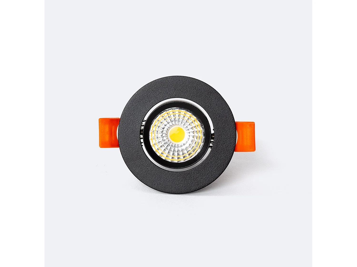 Spot Downlight LED 5W Rond COB CRI90 Coupe Ø 55 mm Noir No Flicker 4000K Blanc neutre