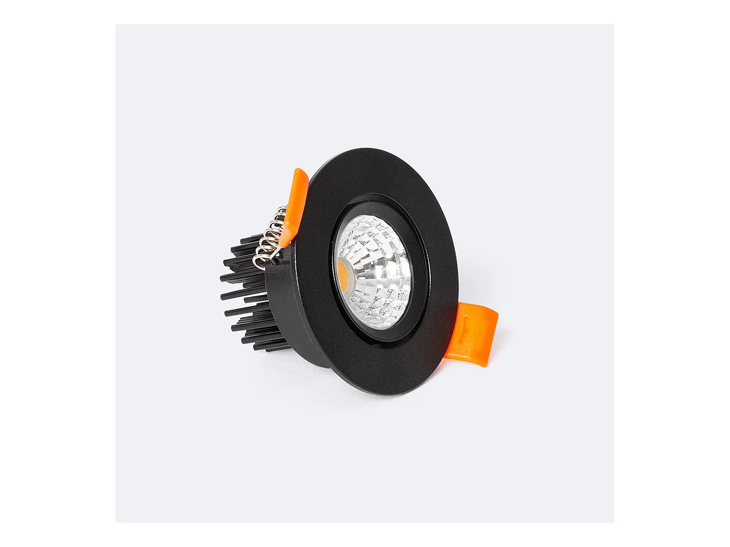 Downlight LED 5W Circolare COB CRI90 Foro Ø 55mm Nero No Flicker 4000K Bianco Naturale