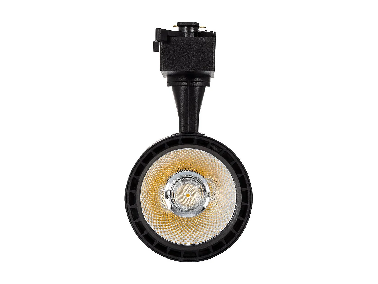 Spot LED sur Rail Monophasé 20W Bron Noir 4000K Blanc neutre