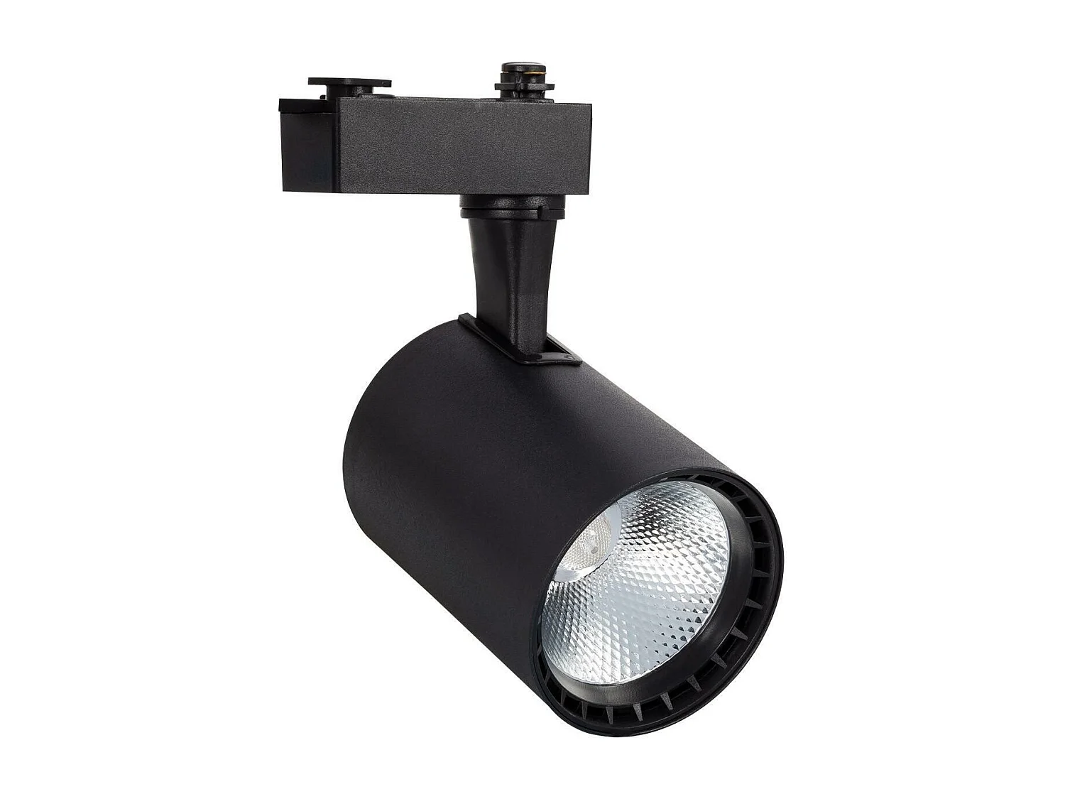 Spot LED sur Rail Monophasé 20W Bron Noir 4000K Blanc neutre