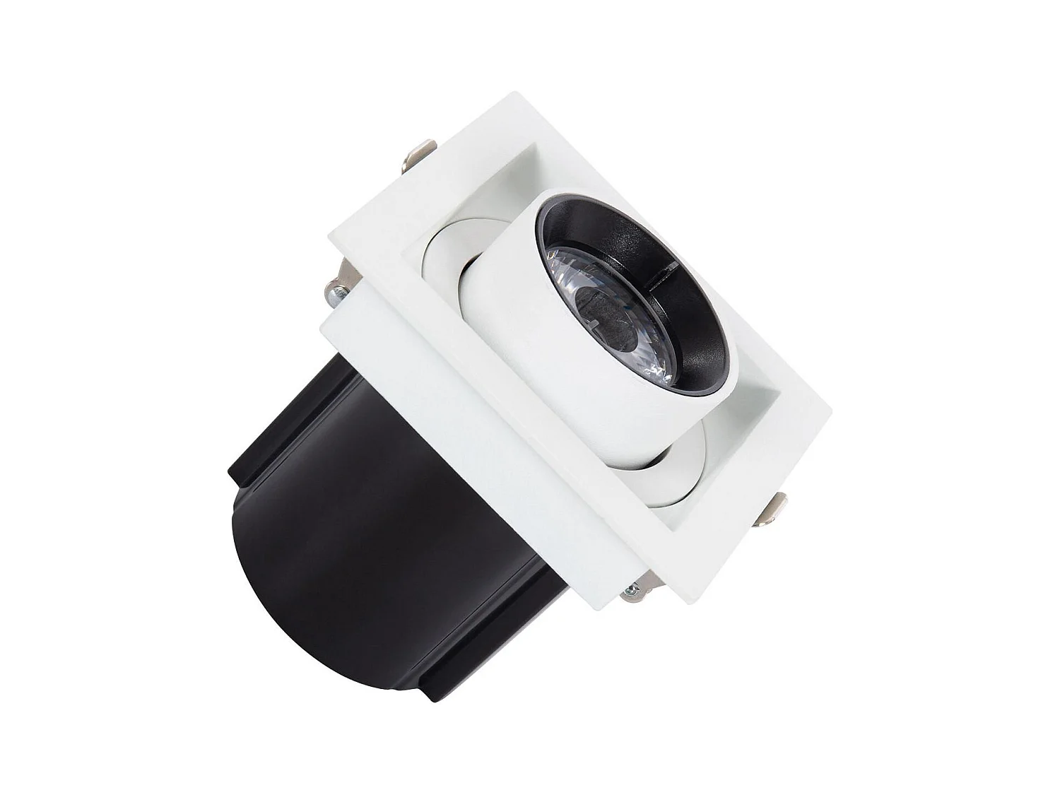 Spot Downlight LED 12W Carrée Amovible LIFUD Coupe 80x80 mm Blanc Froid  6000K