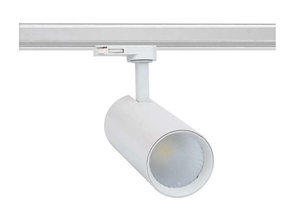 Spot LED sur Rail Triphasé 30W Bertha  Blanc 3000K Blanc chaud