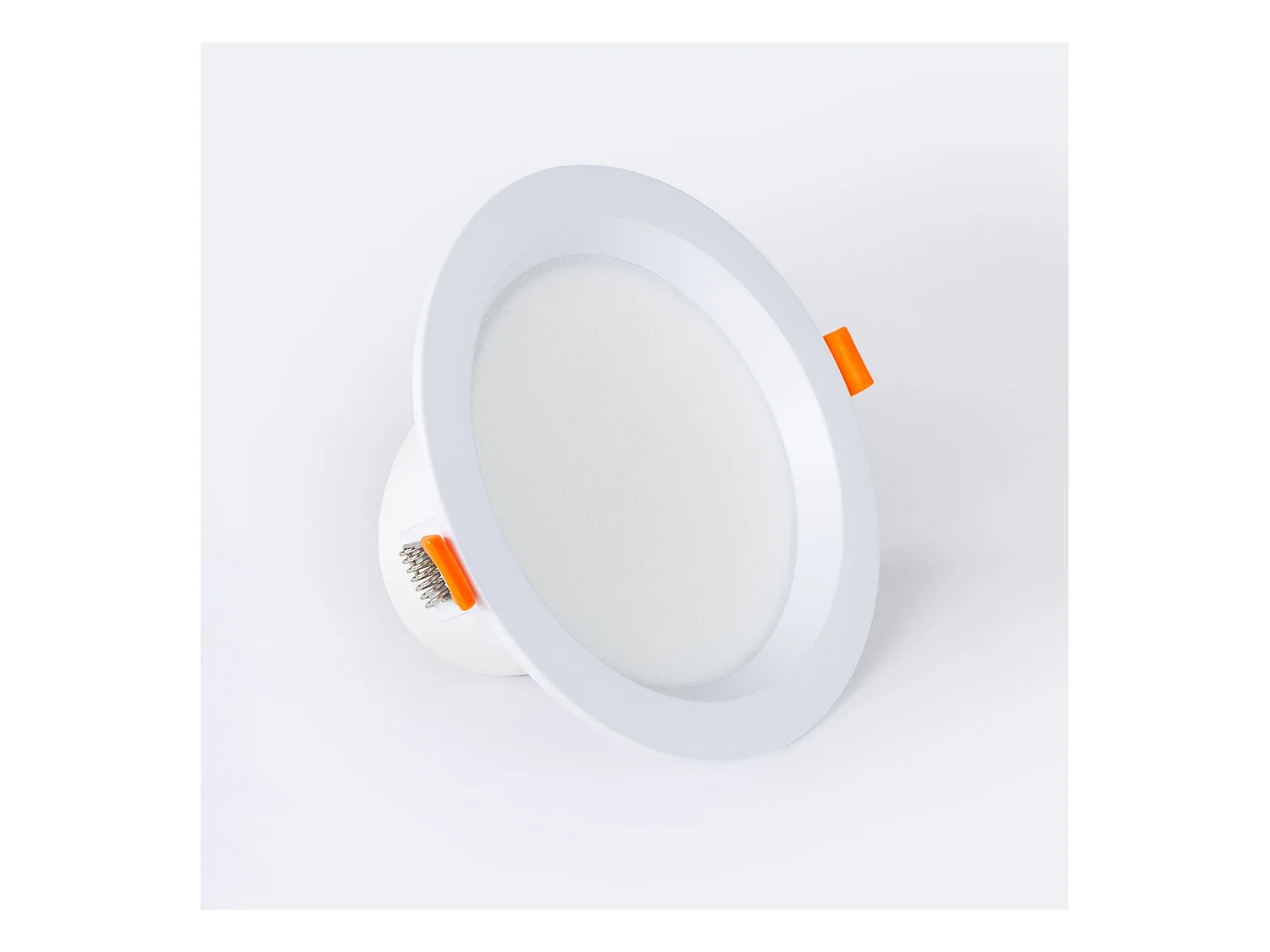 Downlight LED 12W Circolare LUX CRI90 Foro Ø 125 mm IP44 No Flicker 4000K Bianco Naturale