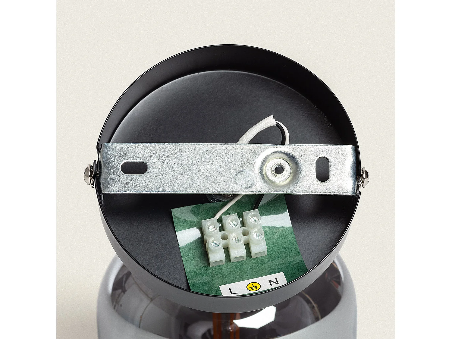 Applique Murale et de Plafond Orientable Métal et Verre 1 Spot Romsy Gris