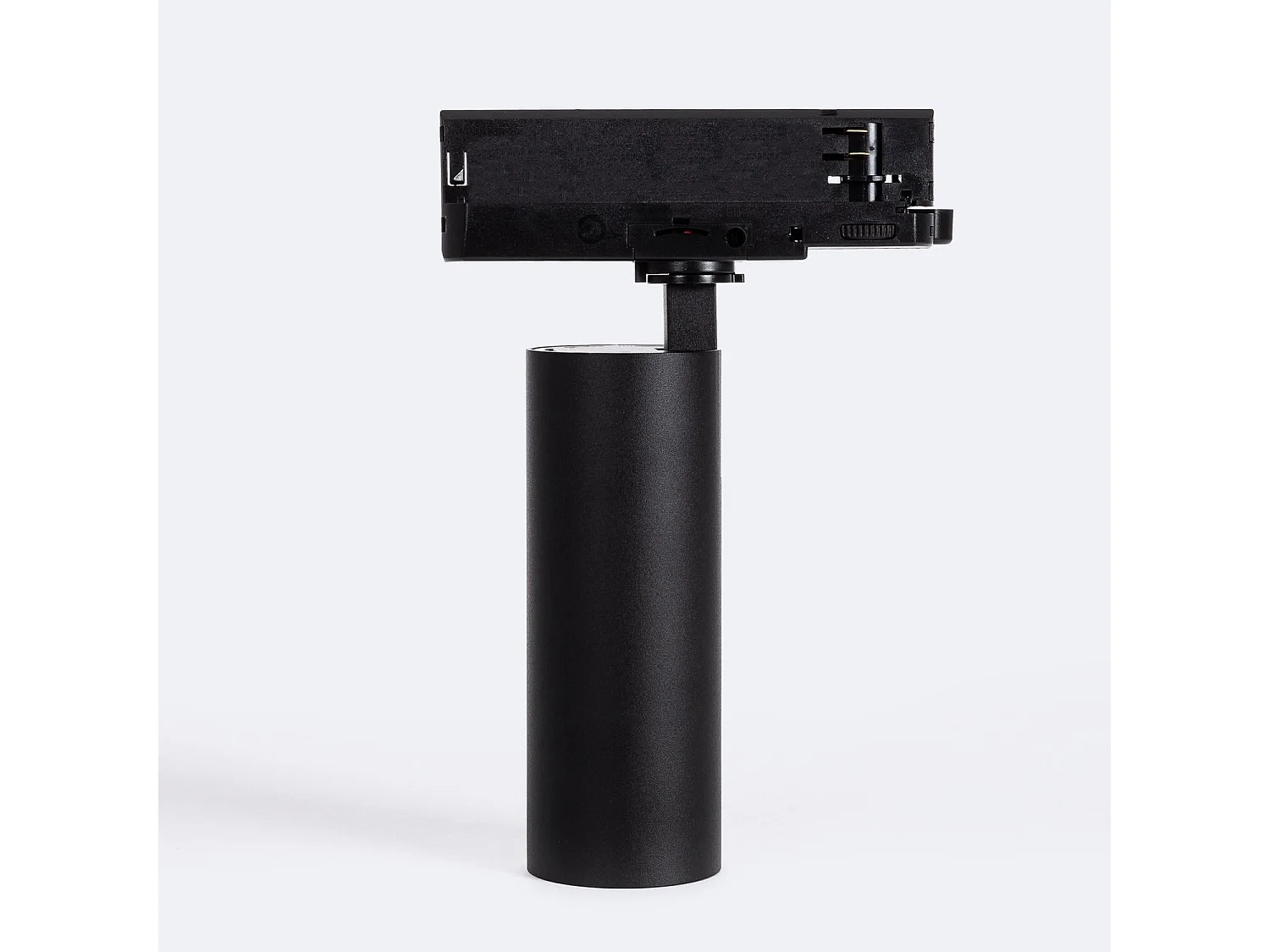 Spot LED sur Rail Triphasé 20W Carlo CCT Sélectionnable Noir 4000K - 5000K - 6000K Sélectionnable