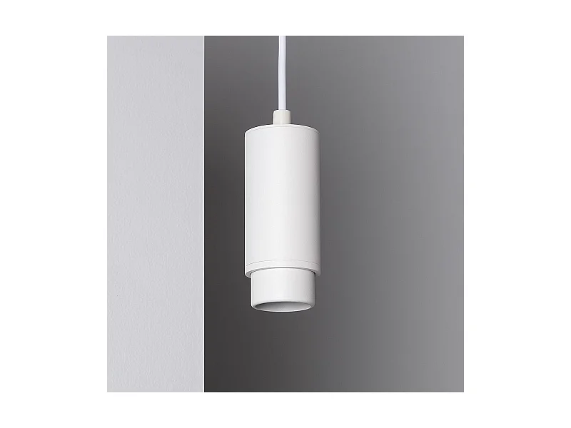 Suspension Aluminium Multiangle 10-50º pour Ampoule GU10 Blanc