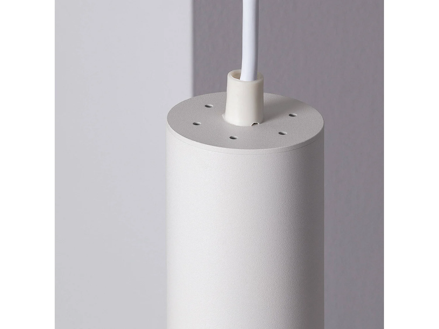 Suspension Aluminium Multiangle 10-50º pour Ampoule GU10 Blanc