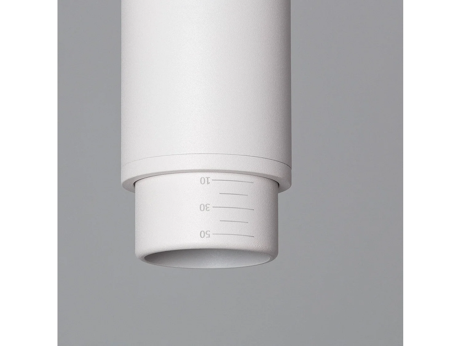 Suspension Aluminium Multiangle 10-50º pour Ampoule GU10 Blanc