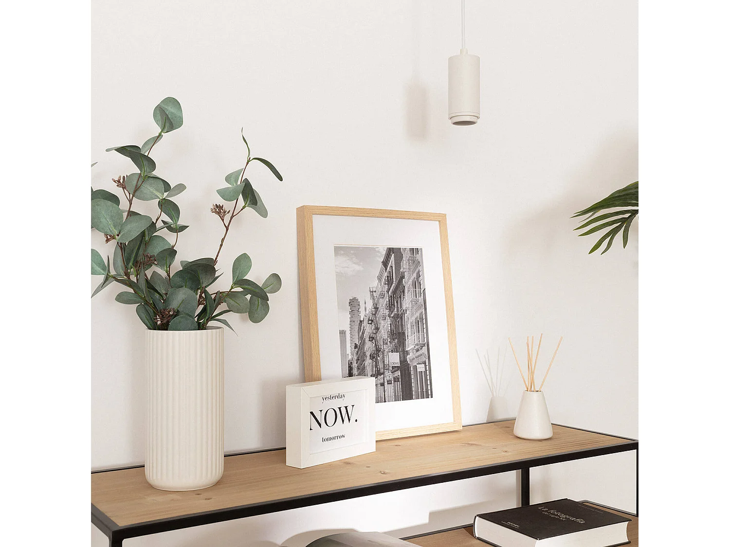 Suspension Aluminium Multiangle 10-50º pour Ampoule GU10 Blanc