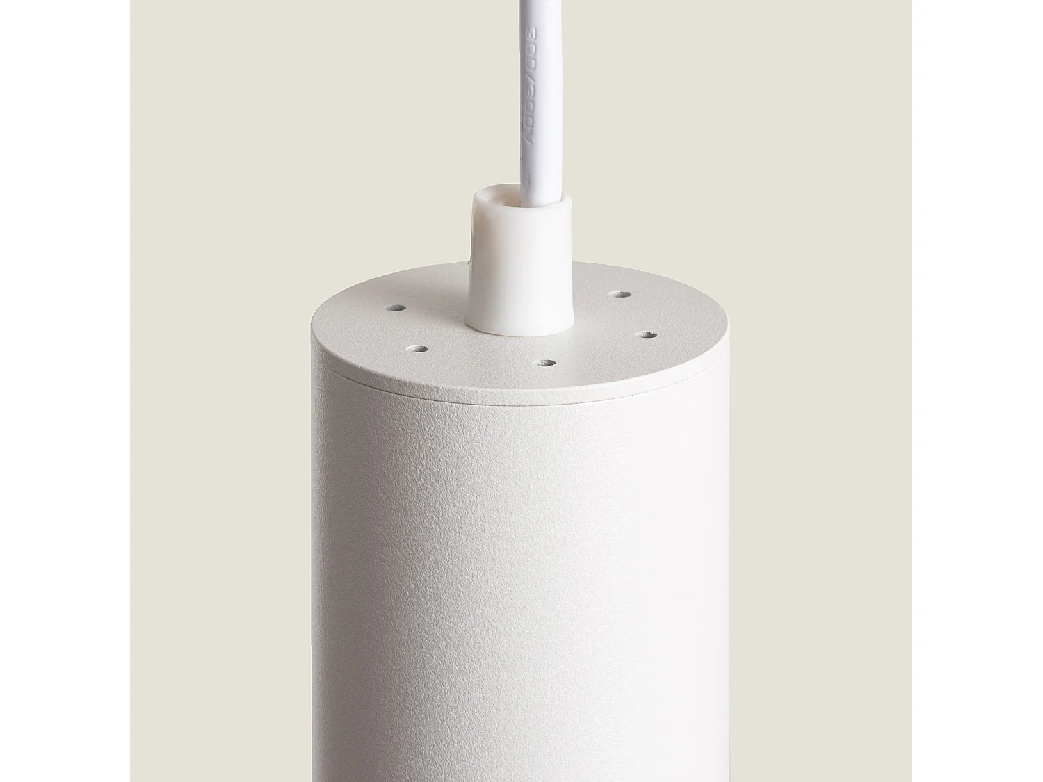 Suspension Aluminium Multiangle 10-50º pour Ampoule GU10  Blanc