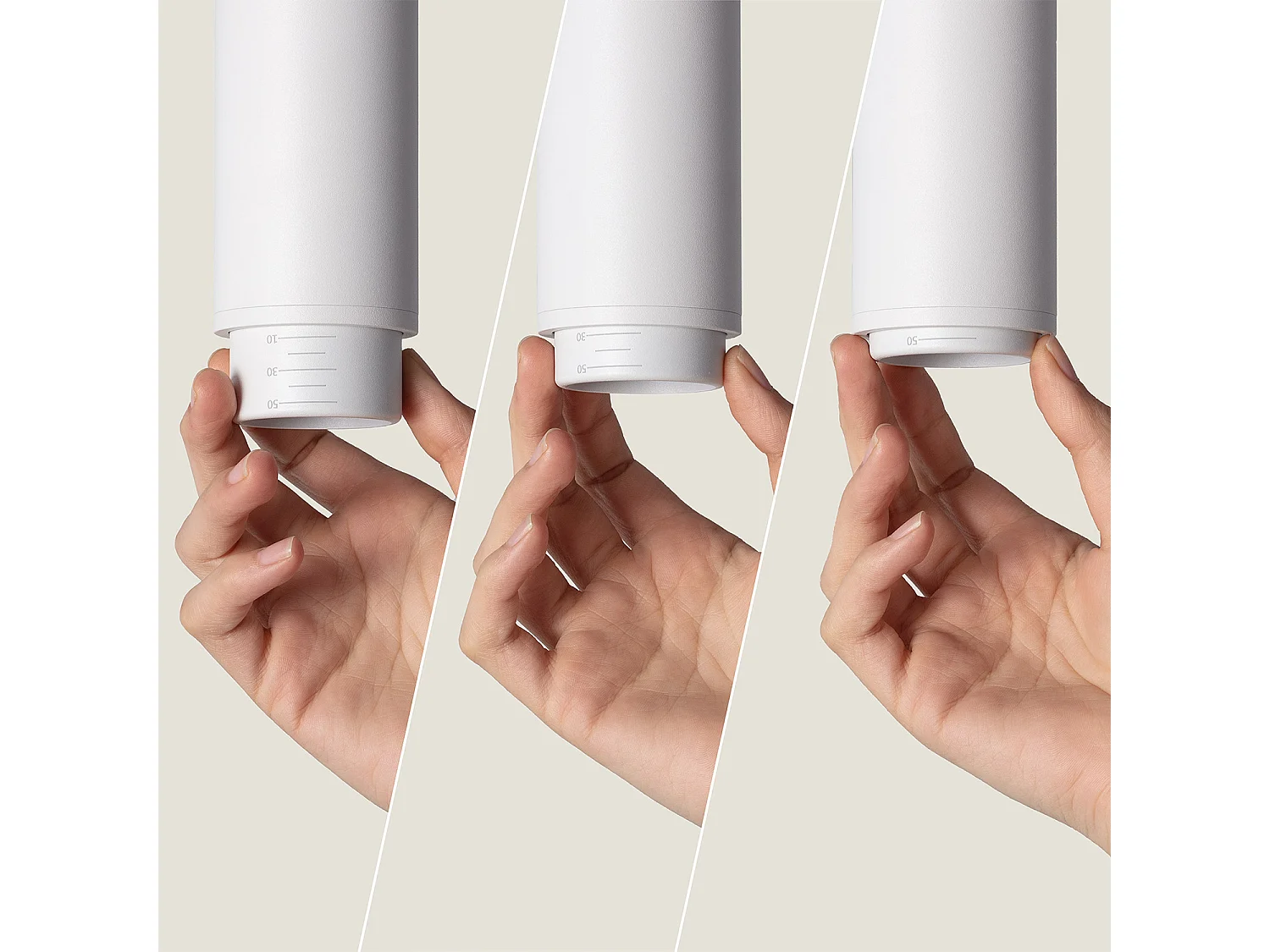 Suspension Aluminium Multiangle 10-50º pour Ampoule GU10  Blanc