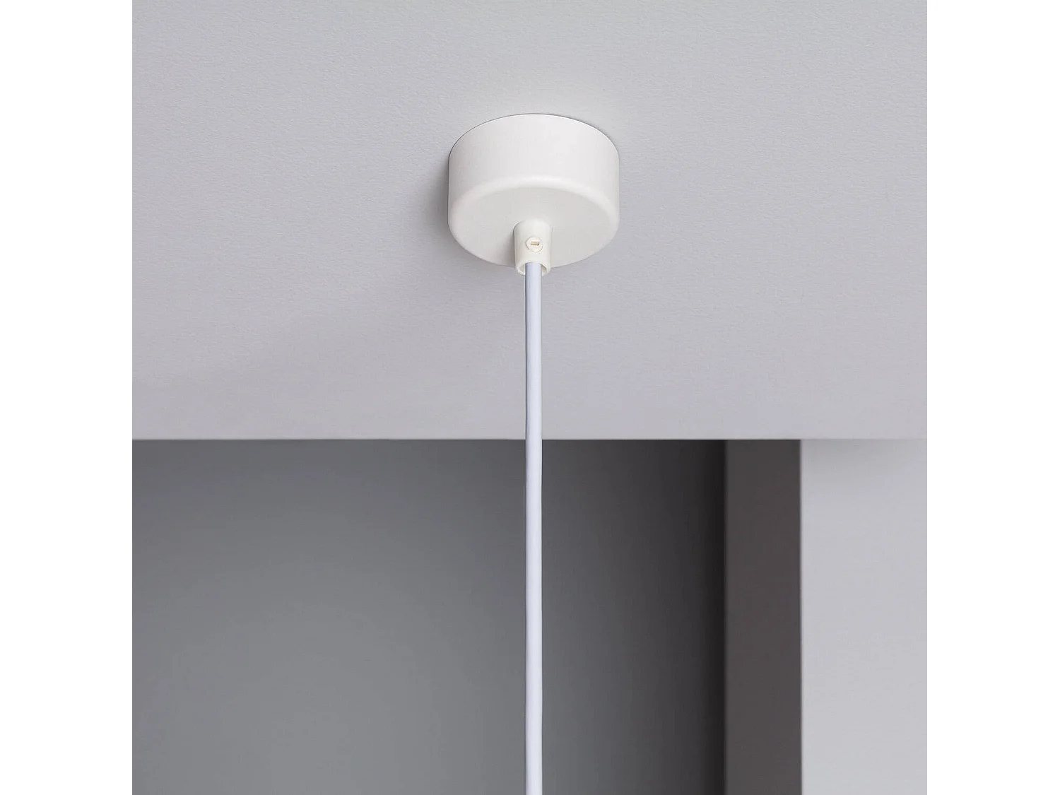 Suspension Aluminium Multiangle 10-50º pour Ampoule GU10  Blanc